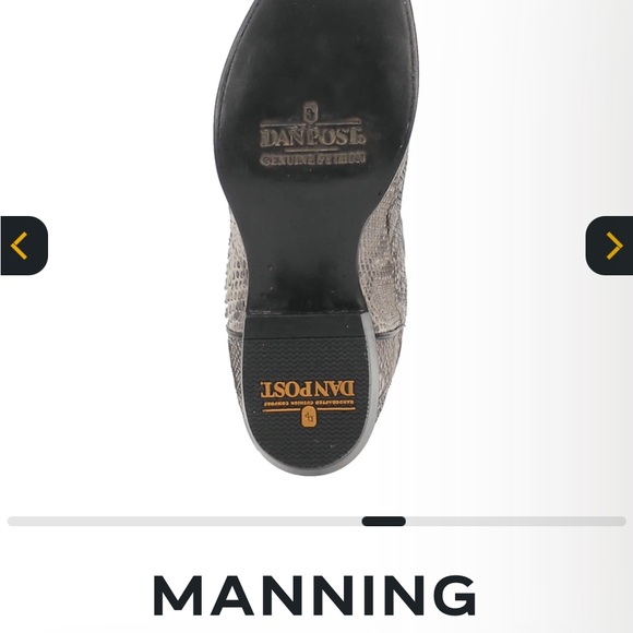 Dan Post python cowboy boots - Picture 9 of 15